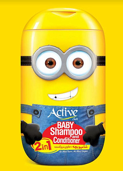ACTIVE Детский шампунь и кондиционер 2в1 "Minions", 280 мл (512203002) Детский шампунь и кондиционер