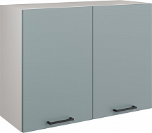 МЕБЕЛЬ-КОМПЛЕКС Шкаф навесной 80см с двумя дверцами Simple В800 Пыльный Зеленый (1 кор.) Кухонный модуль