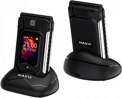 MAXVI E10ds Black Телефон мобильный