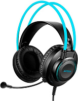 A4TECH Fstyler FH200U серый/синий 2м накладные USB оголовье (FH200U BLUE)