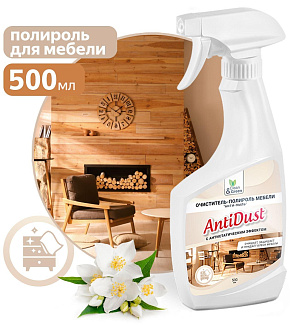 CLEAN&GREEN CG8188 Полироль мебели "Анти-пыль" Antidust, (триггер) 500 мл Средство чистящее