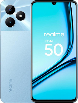 REALME Note 50 RMX3834 3/64Gb Blue (631011001776/1912/631002001086) Смартфон