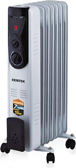 CENTEK CT-6200 (белый) 7 секций Масляный радиатор