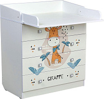 ФЕЯ Комод Фея 1580 Жирафик, белый (1 кор) Комод ФЕЯ Комод Фея 1580 Жирафик, белый (1 кор)