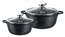 LARA LR02-111 Набор посуды LARA RIO, 2 пр., (кастр. 3.1л + 5,0л) Кастрюли