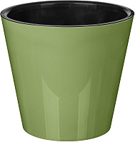 HOMVER Rosemary D200мм, 4л с дренажной вставкой (зеленый) 221600118/01 Горшок цветочный HOMVER Rosemary D200мм, 4л с дренажной вставкой (зеленый) 2216