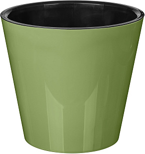 HOMVER Rosemary D200мм, 4л с дренажной вставкой (зеленый) 221600118/01 Горшок цветочный HOMVER Rosemary D200мм, 4л с дренажной вставкой (зеленый) 2216
