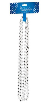 ВОЛШЕБНАЯ СТРАНА Бусы "Классик" цвет серебро 104070 Новогодние Украшения