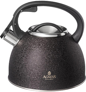 AGNESS 907-251 BLACK индуция 2,5л Чайник