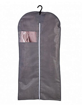POLINI Чехол для одежды на молнии Polini Home, 60х100 см, серый (1уп) Система хранения вещей POLINI Чехол для одежды на молнии Polini Home, 60х100 см,