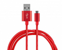 ENERGY ET-26 USB/MicroUSB, цвет - красный 104105 Кабель
