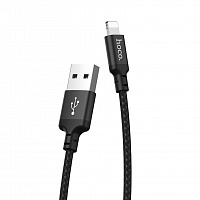 HOCO (6957531062882) X14 USB (m) - 8 Pin (m) 2.0m - черный Кабель