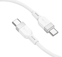 HOCO (6942007636278) X109 USB 3.0A 60W для Type-C Type-C White 1 м Кабель