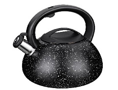AGNESS 907-080 Black Marble нерж. 3л Чайник