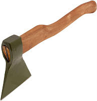 СИБРТЕХ Топор кованный, в сборе, 1200/1550 г, деревянное топорище, 500 мм, Б3 21612 Топор