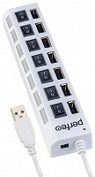 PERFEO (PF_C3224) USB-HUB 7 Port, (PF-H033 White) белый USB-концентратор