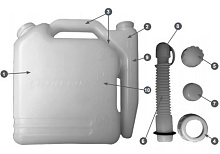 CHAMPION C1010 Емкость 1литр для приг. топл. смеси Емкость