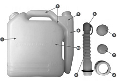 CHAMPION C1010 Емкость 1литр для приг. топл. смеси Емкость