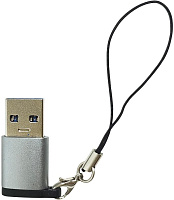 ATOM (31053) USB Type-C 3.1 - USB А 2.0, OTG, (гн/шт), серебряный