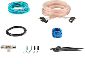 ASPECT AWK-10.4 для 4-кан. усилителя, омедненный алюминий (ССА), 10AWG, 4RCA-4RCA Комплект проводов