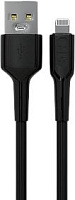 MORE CHOICE (4620202552990) K63i USB 2.4A для Lightning , черный Кабель