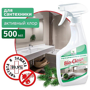 CLEAN&GREEN CG8122 Bio-Clean для чистки сантехники (триггер) 500мл Моющее средство