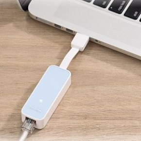 TP-LINK UE200, белый Компонент для сетевого оборудования