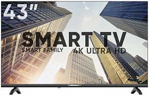 SOUNDMAX SM-LED43M01SU UHD SMART TV Android Безрамочный LED-телевизор