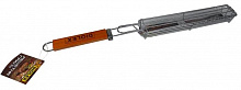 DIOLEX DX-G2001 для колбасок 49x27x4cm с деревянной ручкой Решетка-гриль