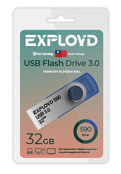 EXPLOYD EX-32GB-590-Blue USB 3.0 USB флэш-накопитель