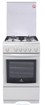 DE LUXE 506040.03Г (916802) бел Плита газовая