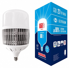 VOLPE (UL-00006795) LED-M80-80W/4000K/E27/FR/NR Мощные лампы M80