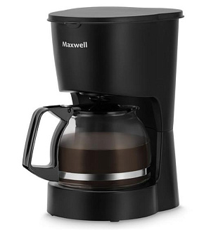 MAXWELL MW-1657 (BK) черный Кофеварка