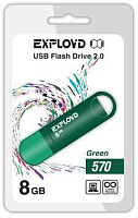 EXPLOYD 8GB 570 зеленый [EX-8GB-570-Green] USB флэш-накопитель