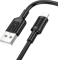 BOROFONE (6941991115042) BX111i 2.4A USB-Lightning 8 Pin 1 m черный Кабель