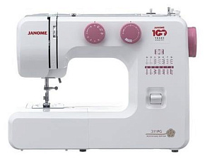 JANOME 311PG белый/розовый