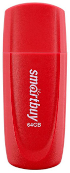 SMARTBUY (SB064GB2SCR) UFD 2.0 064GB Scout Red красный USB-флэш