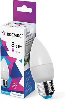 КОСМОС LkecLED8.5wCNE2765 белый Лампа светодиодная
