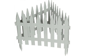 PALISAD Забор декоративный Рейка , 28 х 300 см, белый 65004 Садовые ограждения