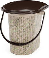 АЛЬТЕРНАТИВА М2329 Плетенка-декор 17л Ведро-туалет