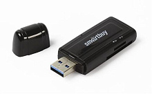 SMARTBUY (SBR-705-K) USB3.0 черный Картридер
