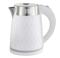 HOMESTAR HS-1021 white (1,7 л. металл/пластик) Чайник электрический HOMESTAR HS-1021 white (1,7 л. металл/пластик)