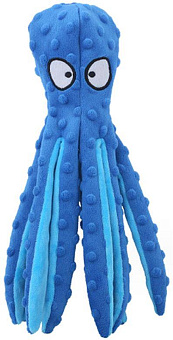 РЫЖИЙ КОТ Игрушка для собак с пищалкой Осьминог (108060)