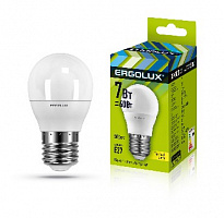 ERGOLUX (12143) LED-G45-7W-E27-3K Лампочка светодиодная