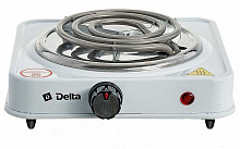 DELTA D-703 одноконфорочная спираль белая (5) Плитка электрическая
