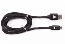 HARPER SCH-330 BLACK (MICRO-USB, 1м, оплетка силикон) USB кабель