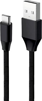AKSBERRY (6900278680010) X158 USB A-Type C, 3A, черный Кабель