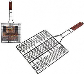 ECOS Решетка для барбекю X-382-NSD с антипригарным покрытием (6 секций, р-р 25*25 см, общая длина 54 см) 999620 Решетка для барбекю