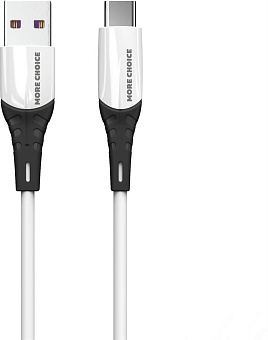 MORE CHOICE (4620202550040) K35aUSB 3.0A для Type-C силикон - 1м White Кабель