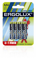 ERGOLUX (12865) Alkaline LR03 BL 3+1(FREE) Элементы питания